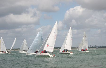 Sportboats at Cowes